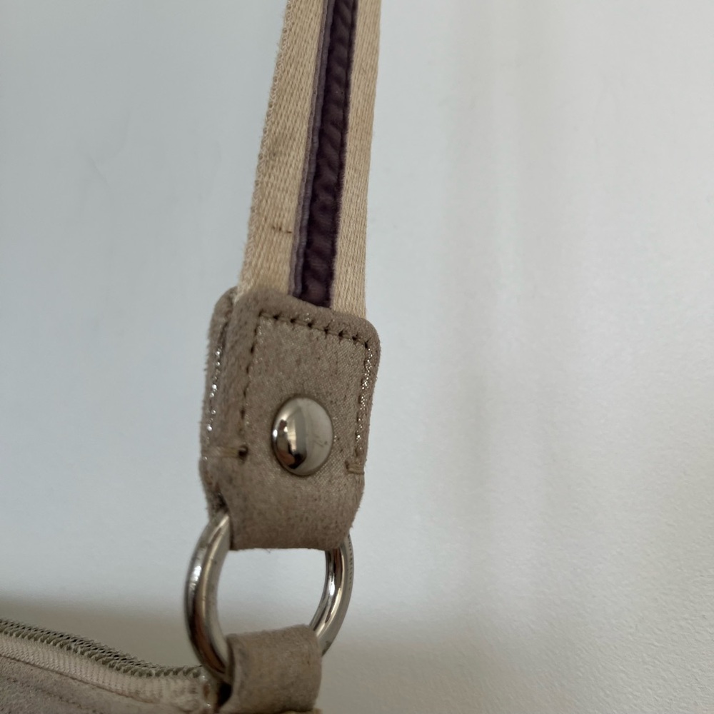 Coach Patchwork Signature Crossbody Bag in Beige, Gold, & Taupe, y2k - Picture 7 of 16